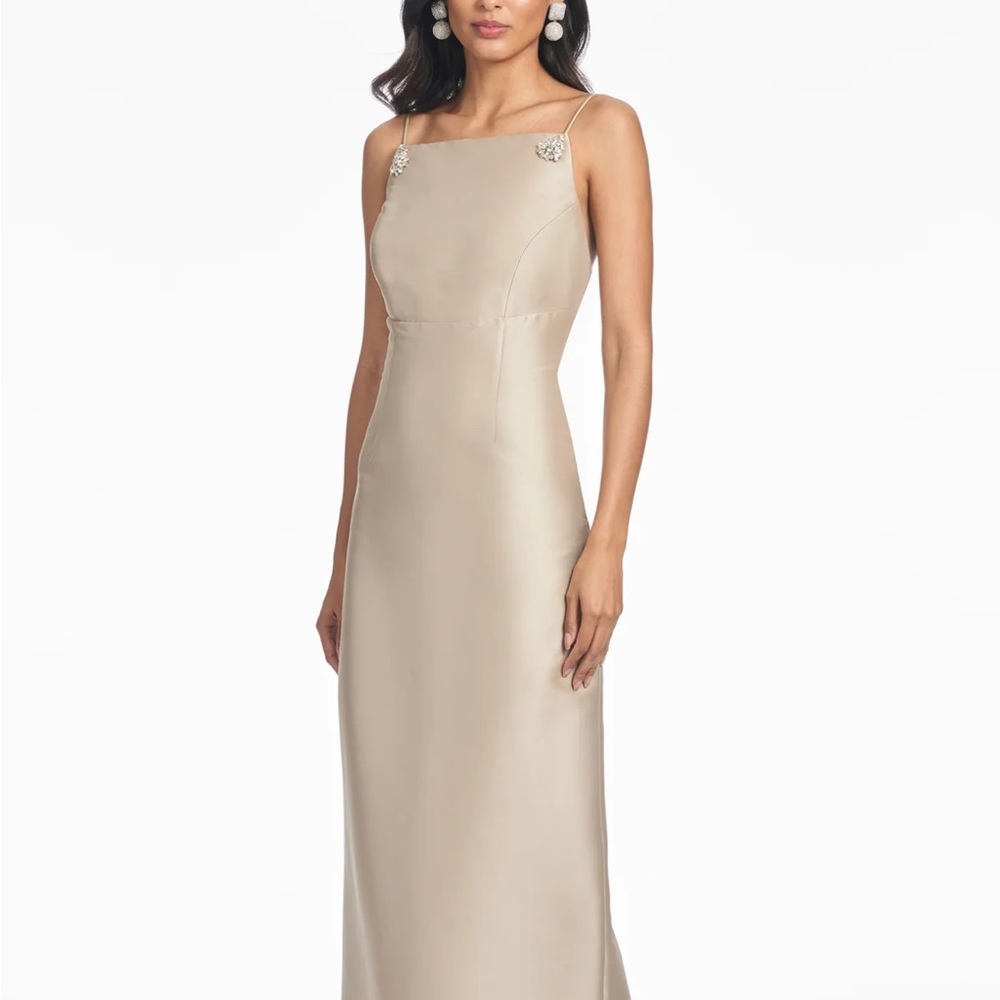 Sachin & Babi Pryce Gown In Beige Size 0